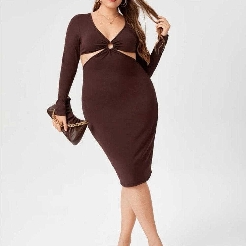 Ring Linked Midi Dress